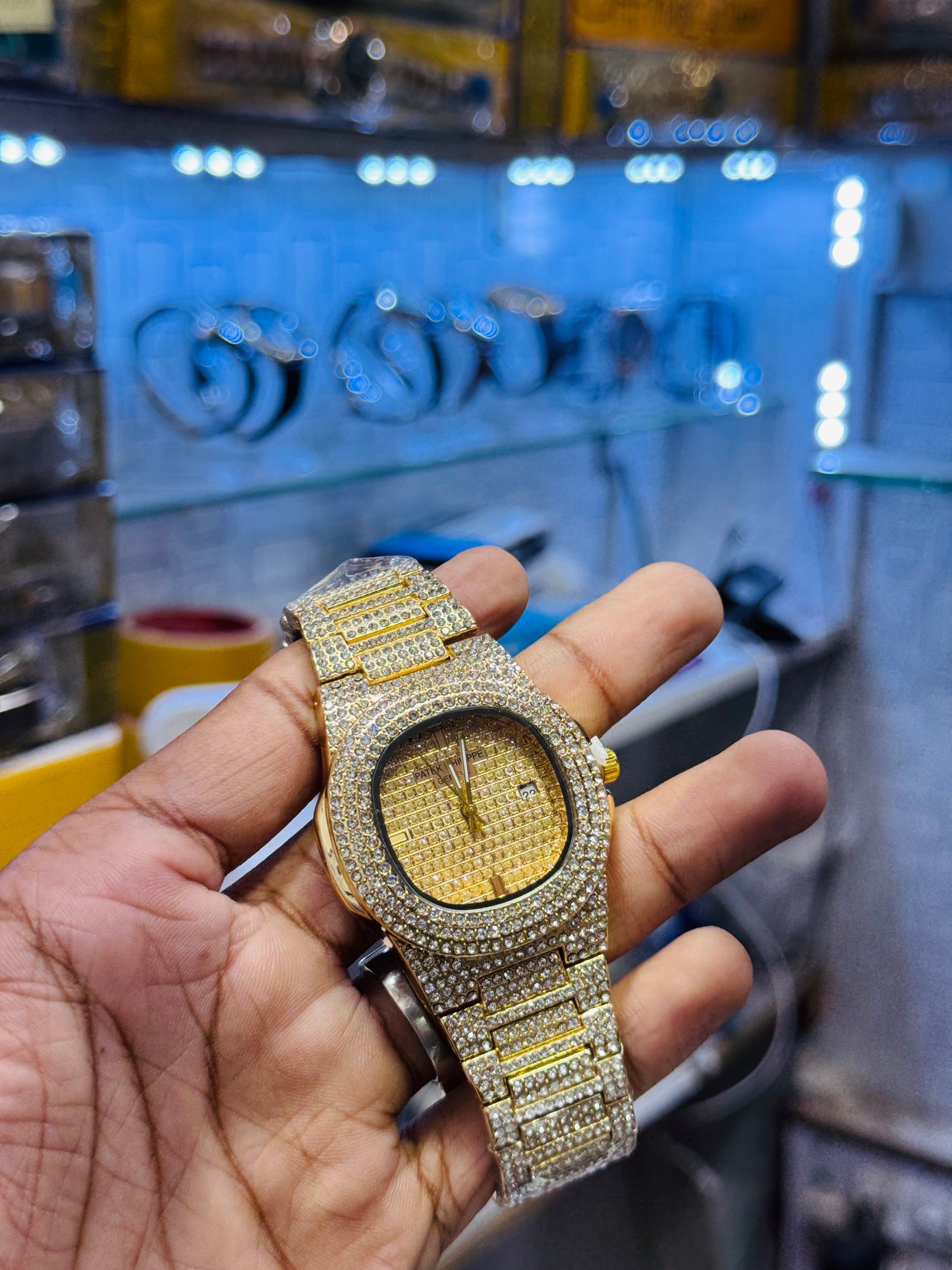 Stoned Patek Philippe Geneve.