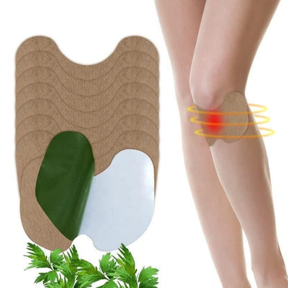 Herbal Knee Plaster Sticker Wormwood Extract Joint Ache Pain Relieving Pack Of (10)