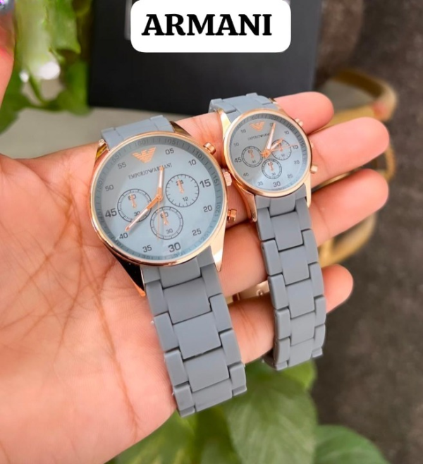 Aa1 Emporio Armani Couple Watch ,stylish Watch Adjustable Strap