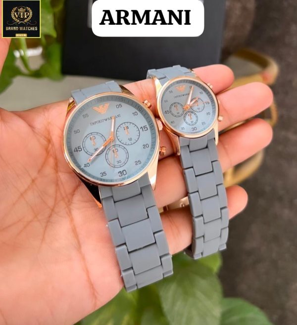 Aa1 Emporio Armani Couple Watch ,stylish Watch Adjustable Strap